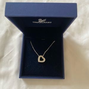 Swarovski crystal heart necklace